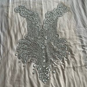 Rhinestone dress appliqué